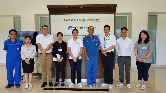 Energy Absolute PCL with his team visited our Fuji Electric Manufacturing (Thailand) Co.,Ltd